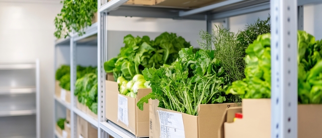 Interior of a food-grade dry van trailer showing sanitized walls, floors, and doors ready for food transport.