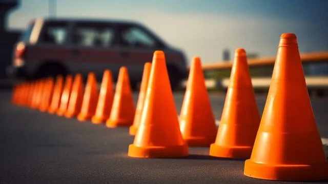Photo of a truck driving school training session for Class A CDL, required for operating dry van trailers.